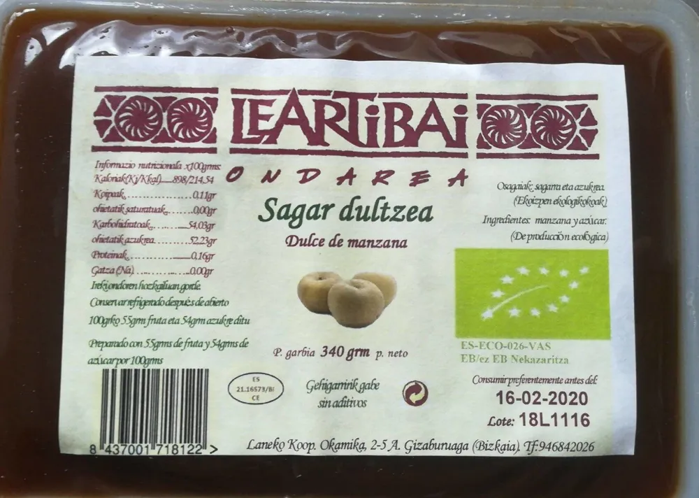 Dulce de manzana