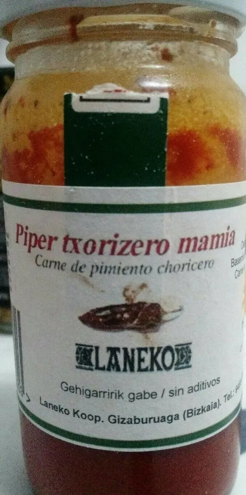 Piper txorizero mamia