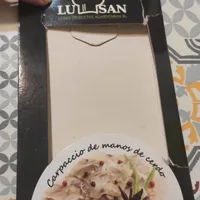 Carpaccio de manos de cerdo