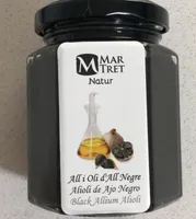 Alioli de ajo negro