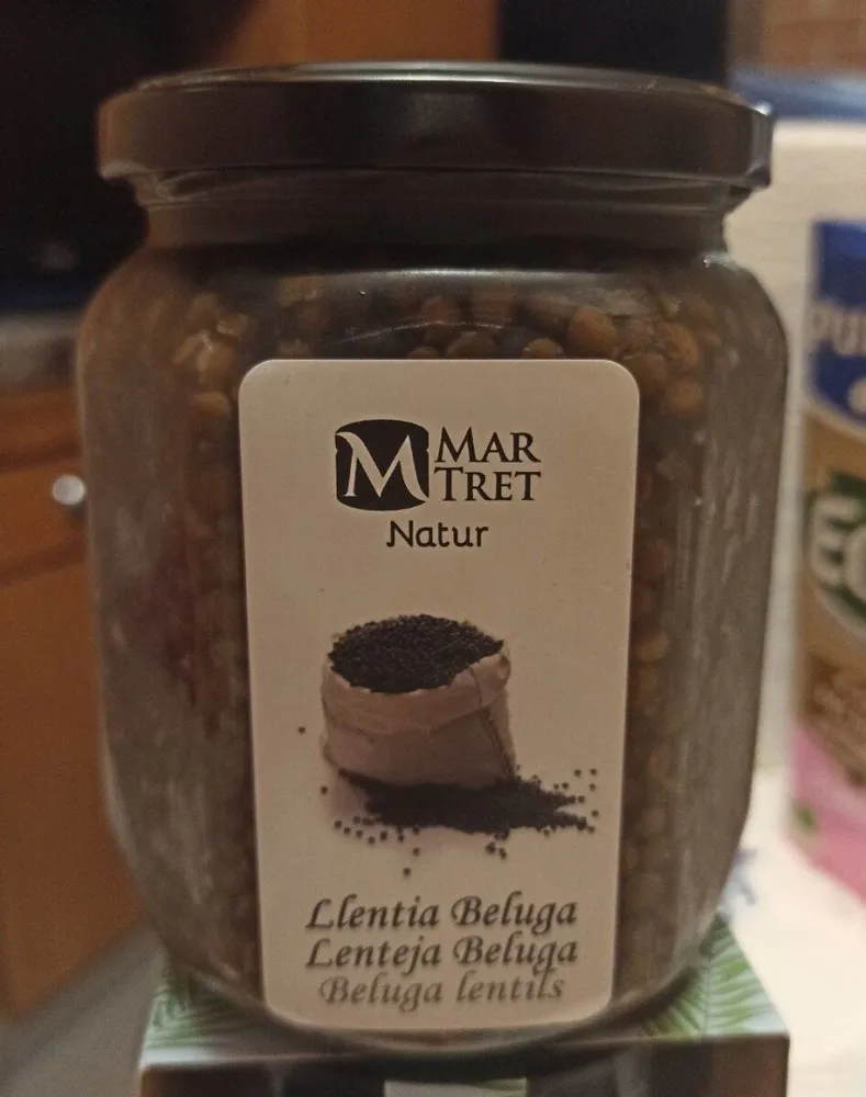 Lenteja Beluga cocida