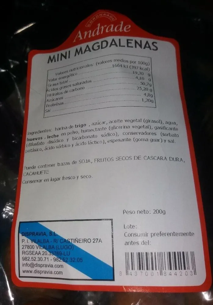 Mini magdalenas
