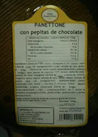 Panettone con pepitas de chocolate