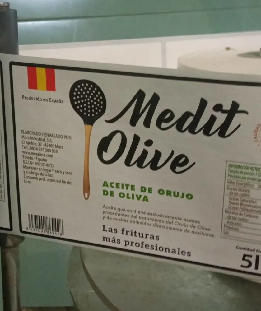 Aceite de orujo de oliva