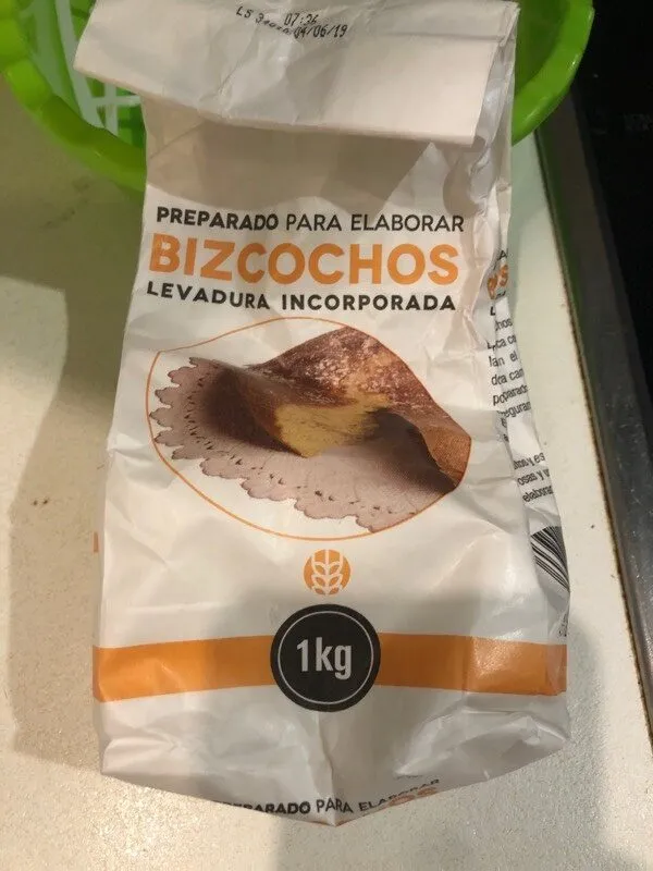 Preparado para elaborar bizcochos