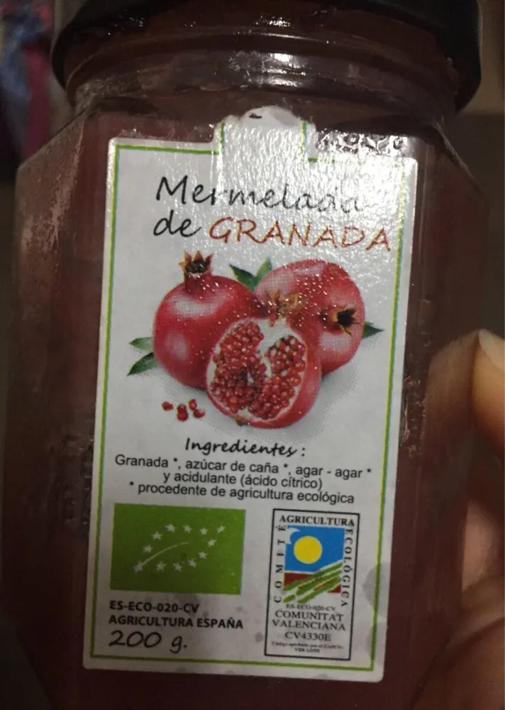 Mermelada de granada