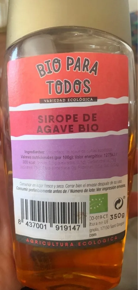 Sirope de agave
