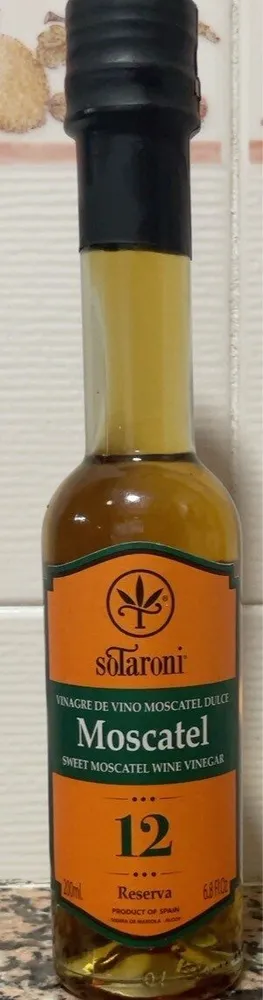 Vinagre de vino moscatel dulce