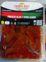 Roasted Red And Green Peppers