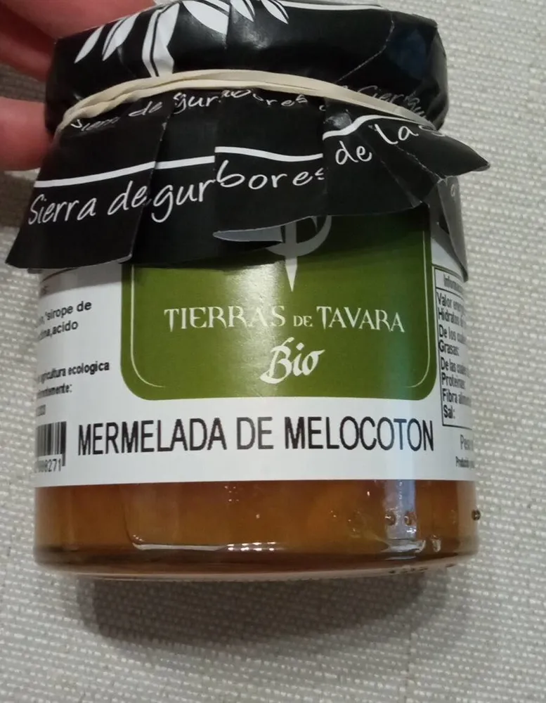 Mermelada de melocotón Tierras de Tavara Bio
