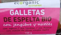 Galletas de espelta bio con jengibre y nueces