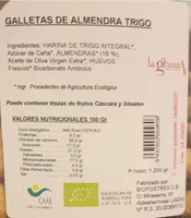 Galletas de Almendra Trigo