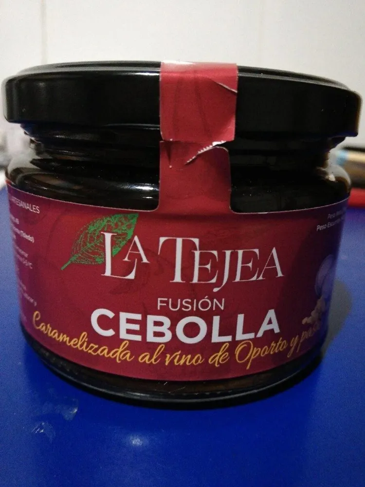 Fusión CEBOLLA caramelizada al vino de Oporto y pasas