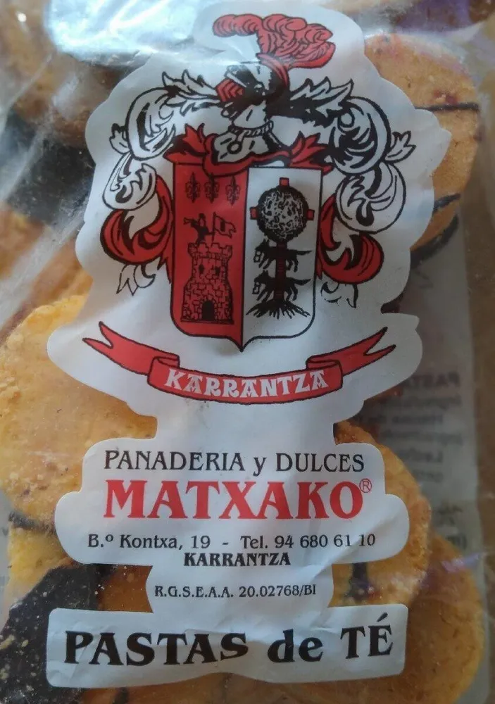 Pastas de Té