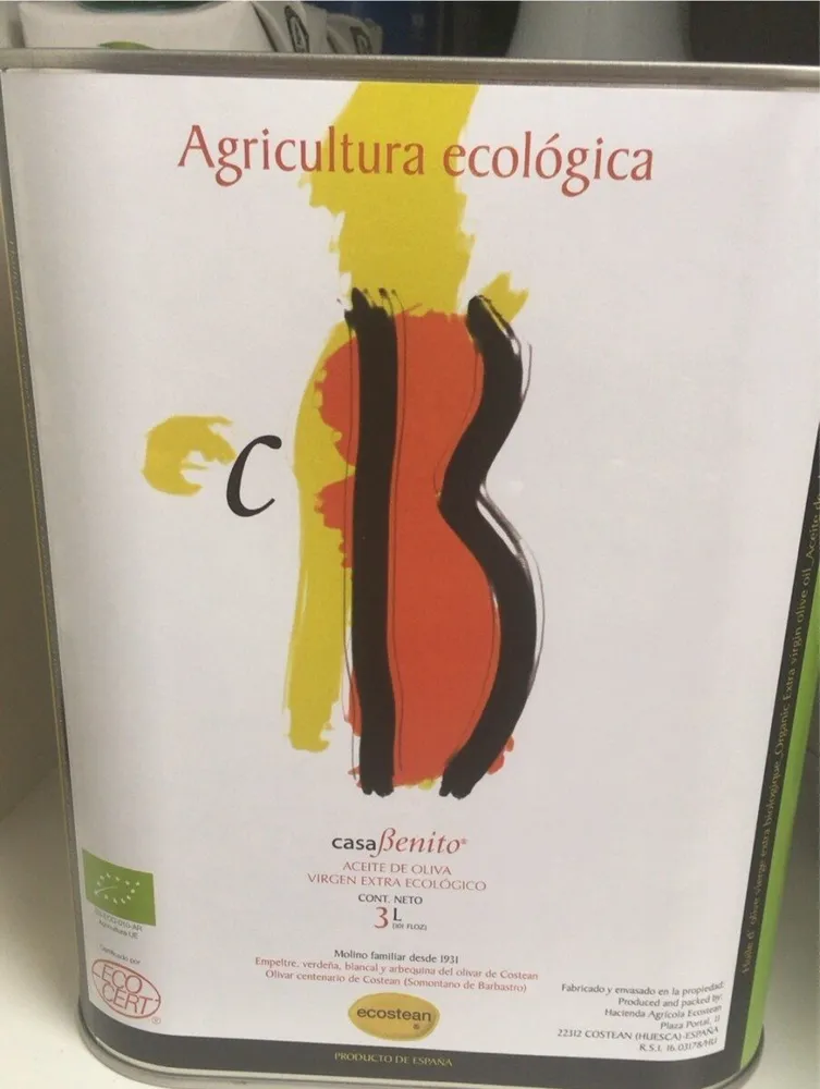 Aceite de Oliva Virgen Extra Ecologico