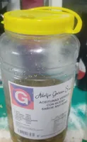 Aceitunas verdes con huesos sabor anchoa