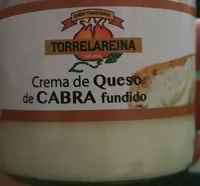 Crema de queso de cabra fundido
