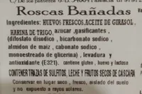 Roscas bañadas
