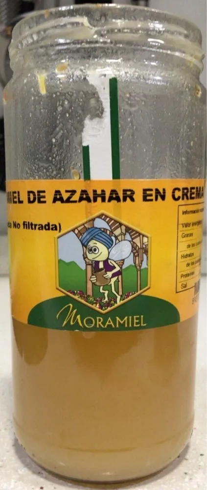 Miel de azahar en crema