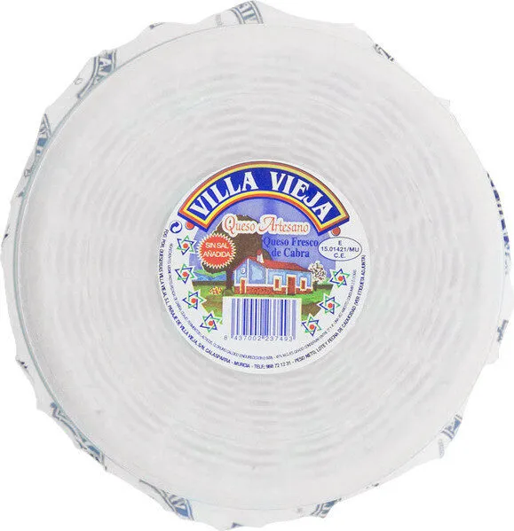 Queso fresco artesano de cabra sin sal