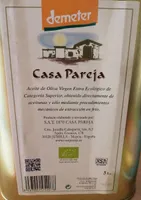 Aceite de oliva virgen extra ecológico categoría superior