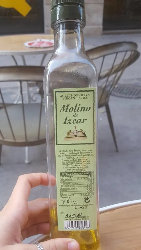 Aceite oliva extra molino de izcar