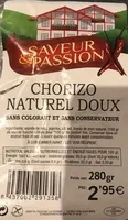 Chorizo naturel doux