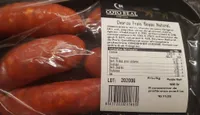 Chorizo frais boyau naturel