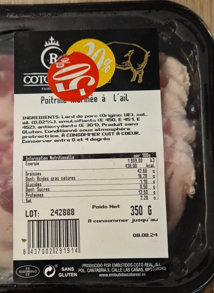 Ventréche  au piment