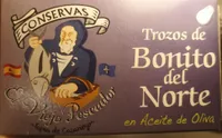 trozos de bonito del norte en aceite de oliva
