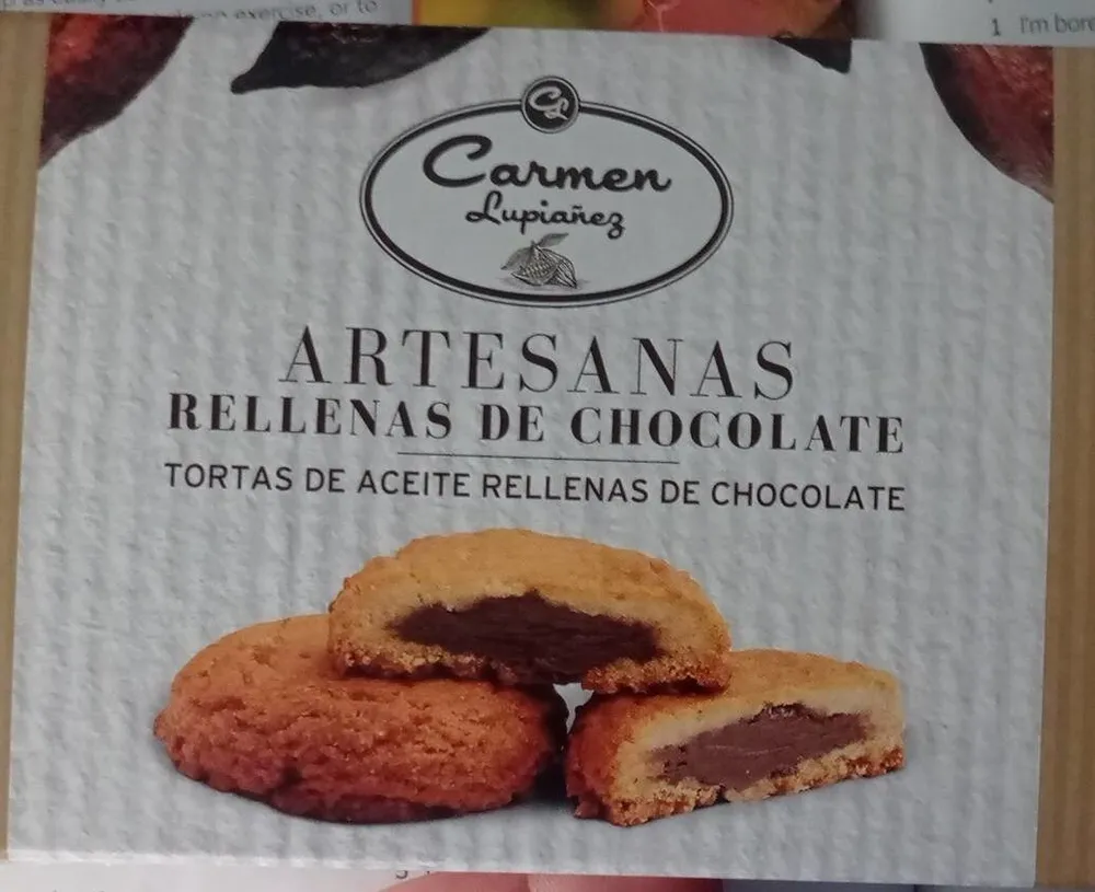 Artesanas rellenas de chocolate