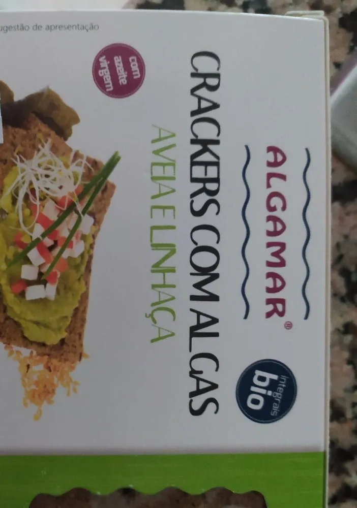 Crackers con algas