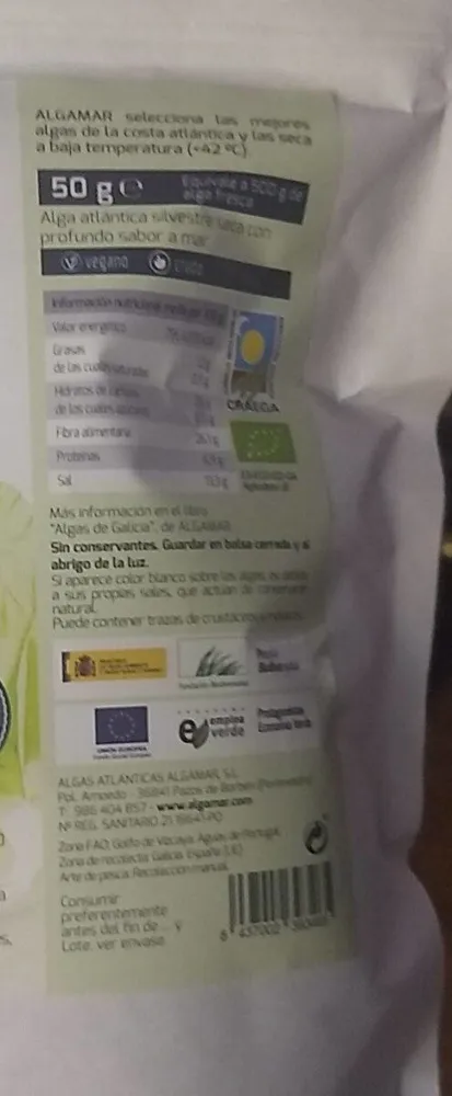 Lechuga de mar
