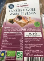 Crackers d avoine sesame et algues