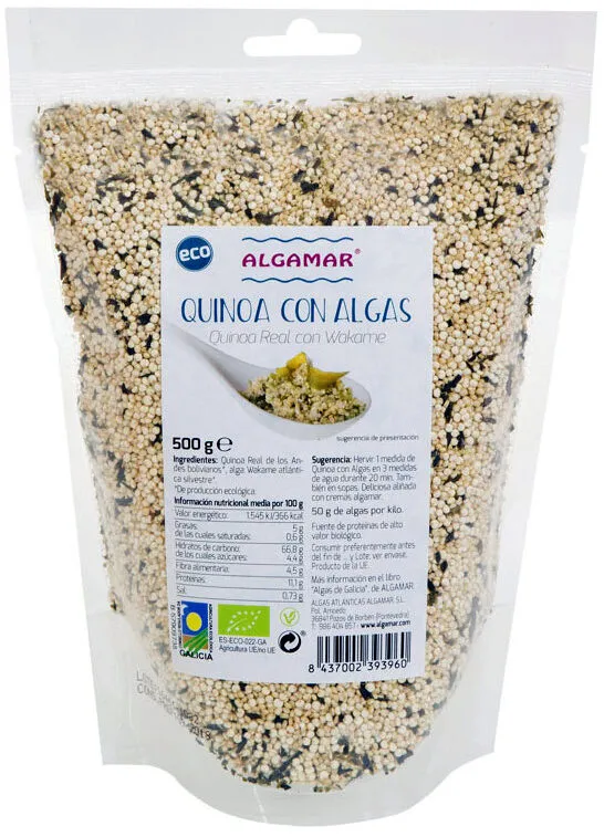 Quinoa con algas