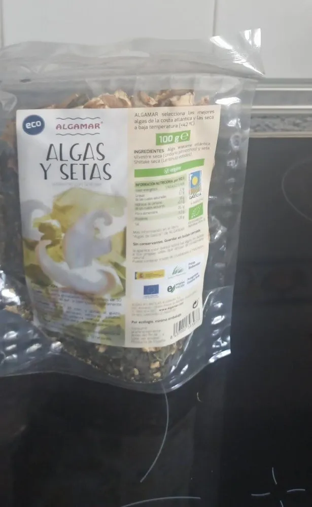 Algas y setas