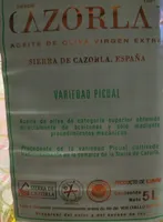 Aceite de oliva virgen extra