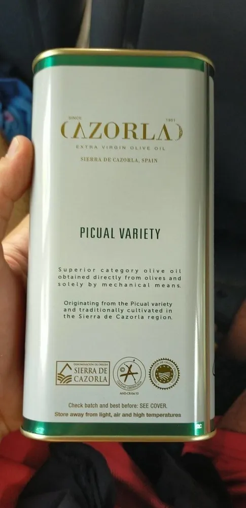 Aceite extra virgen de oliva
