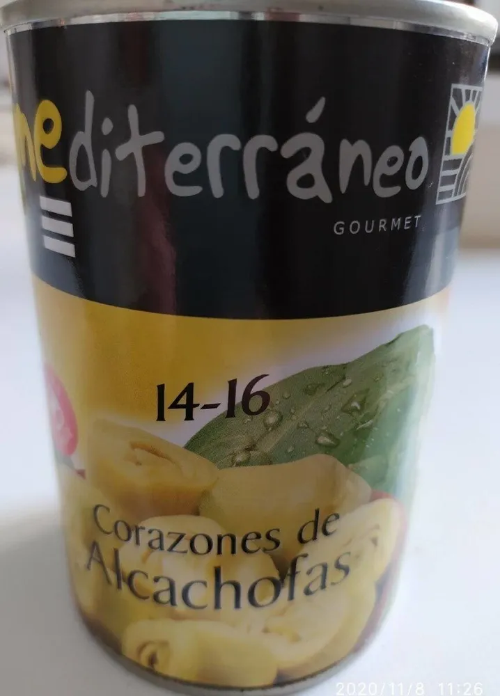 Corazones de alcachofas