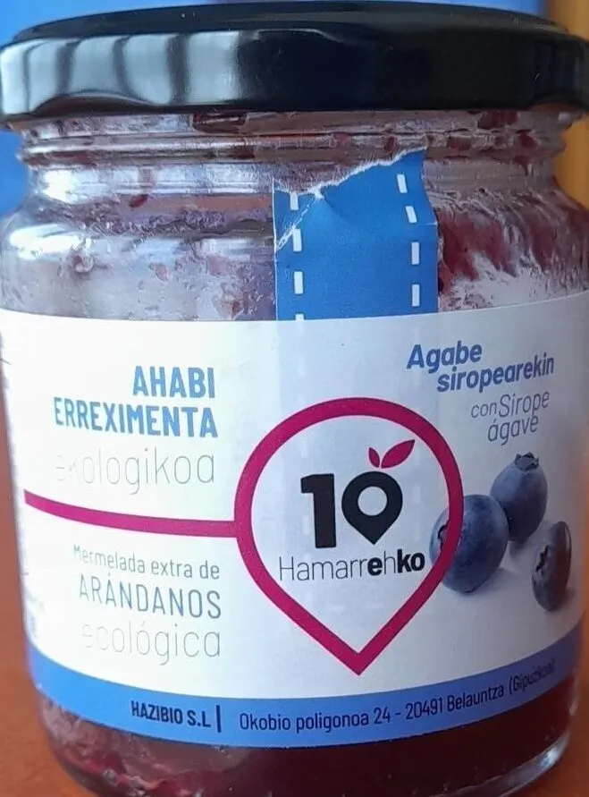 Mermelada extra de arándanos ecologica