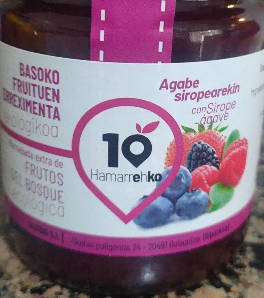 Mermelada extra de frutos del bosque