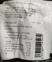Salchichón ibérico extra