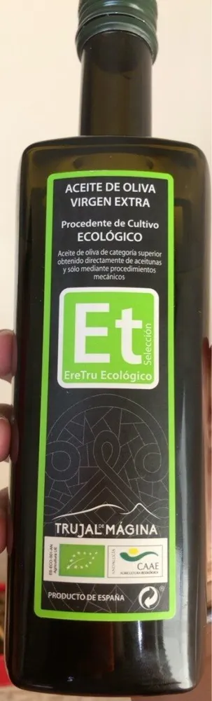 Aceite de oliva virgen extra ecológico