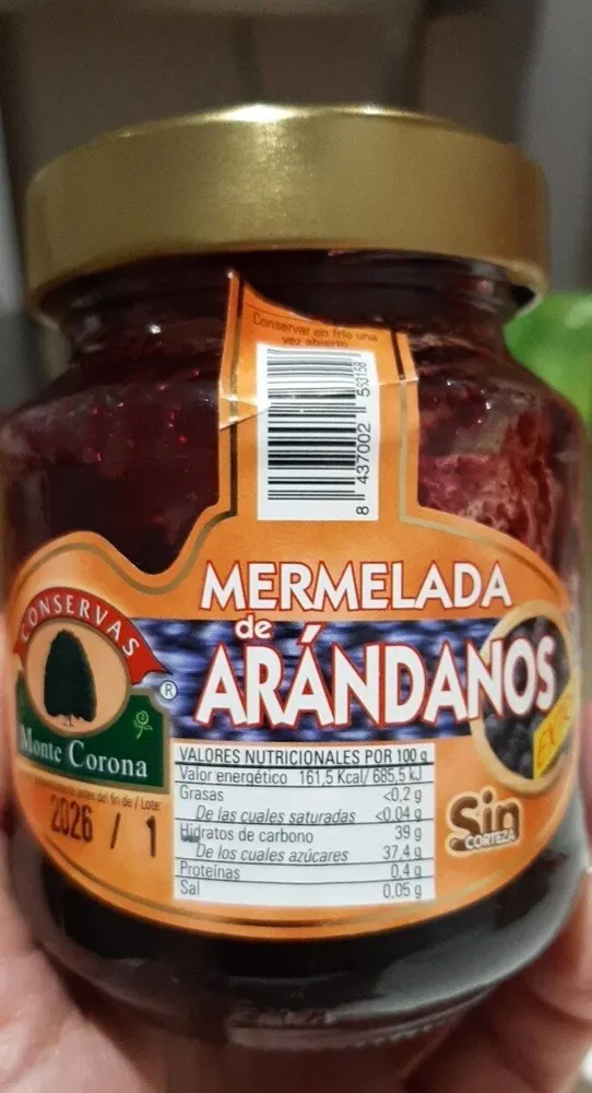 Mermelada de arándanos