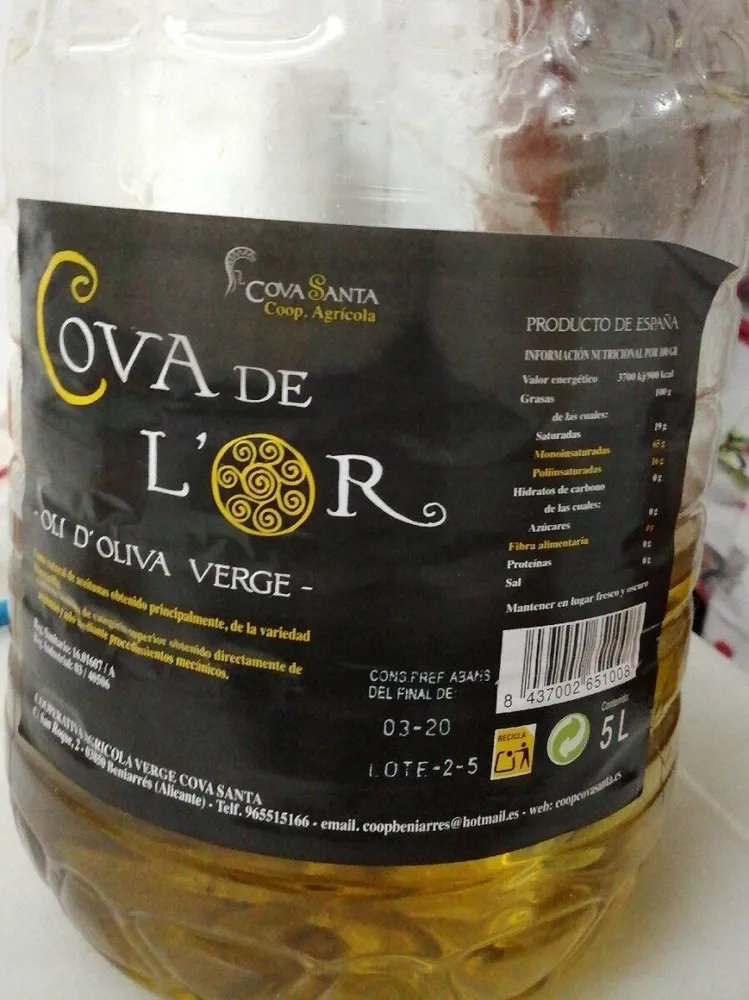 Aceite de oliva virgen