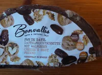 Pan de dátil / Dattelfruchtschnitte mit Walnüssen