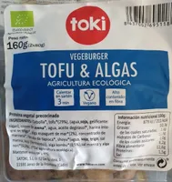 Vegeburger Tofu y Algas