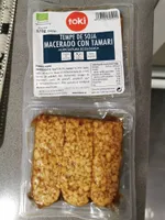 Tempe de soja macerado con tamari