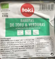 Barritas de tofu y verdura