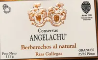 Berberechos al natural